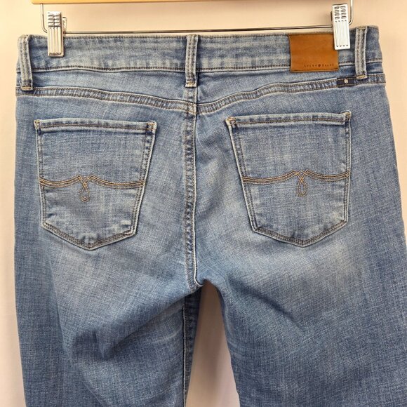 Lucky Brand Lolita Capri Light Wash Slim Fit Denim Jeans Size 6 - Picture 5 of 14